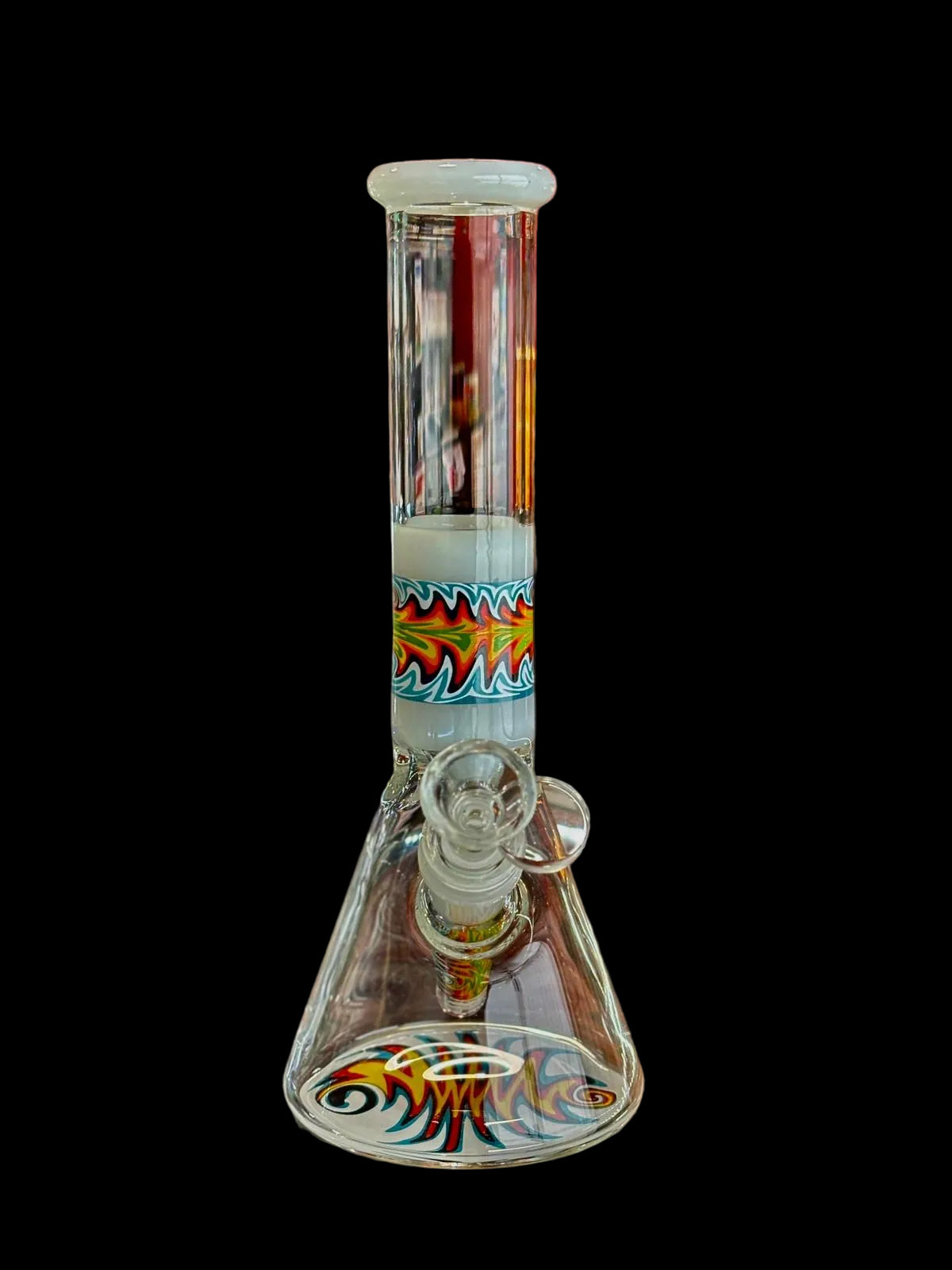 12” designer beaker with designer base