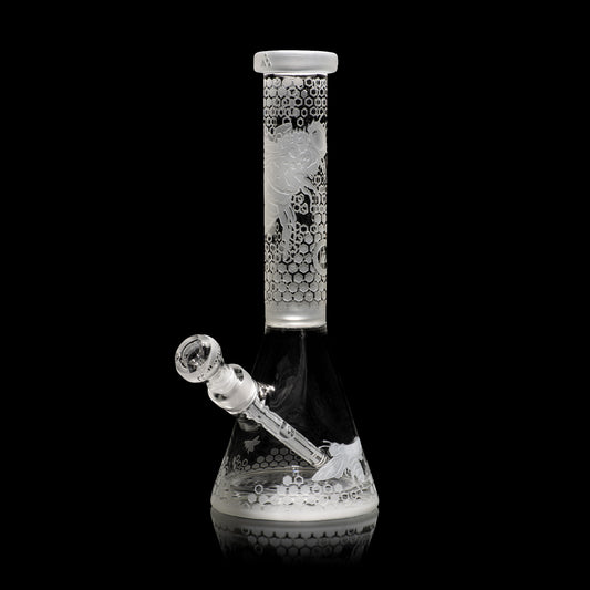 Bee Hive 14″ Beaker Bong