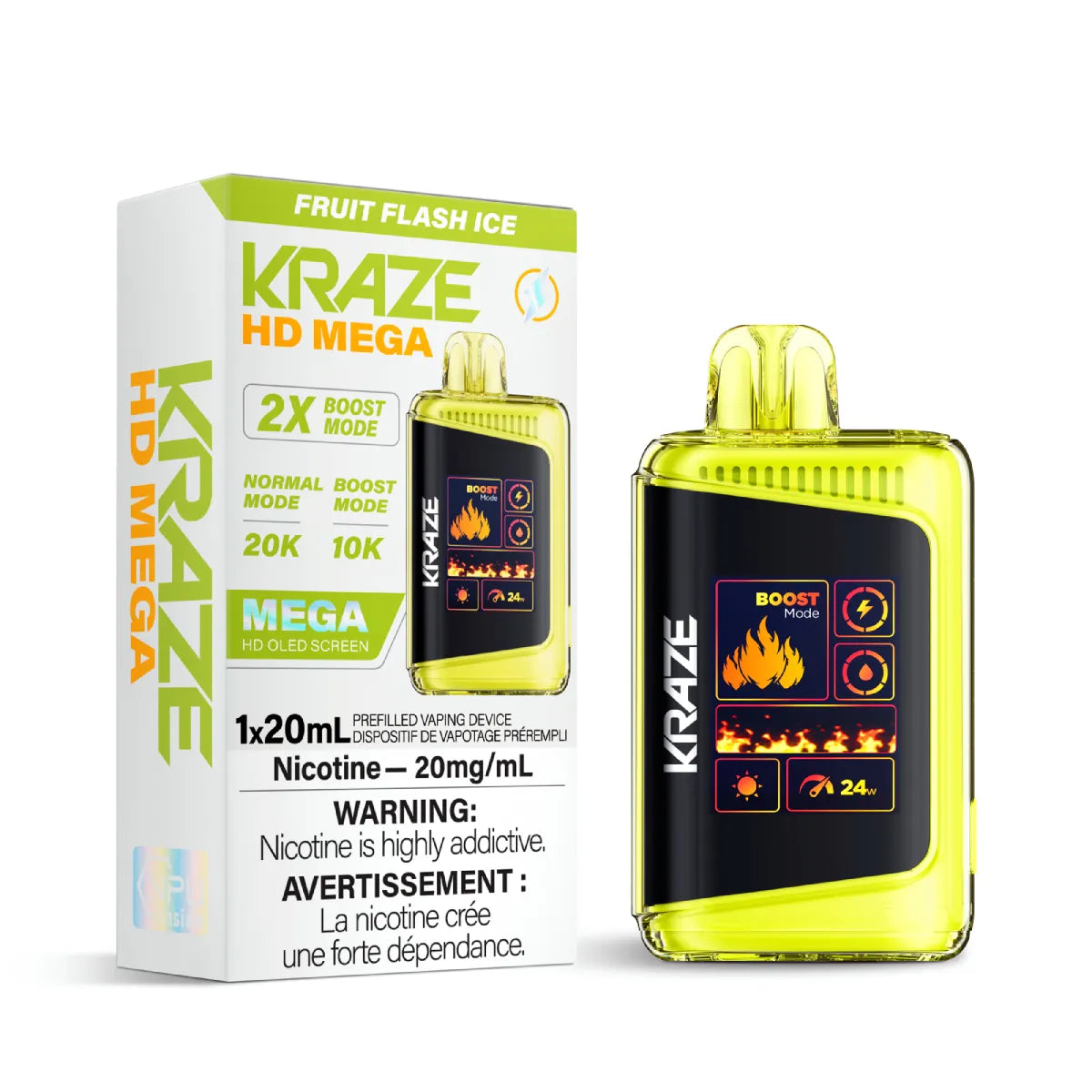Kraze HD Mega 20000 Puffs Disposable Vape
