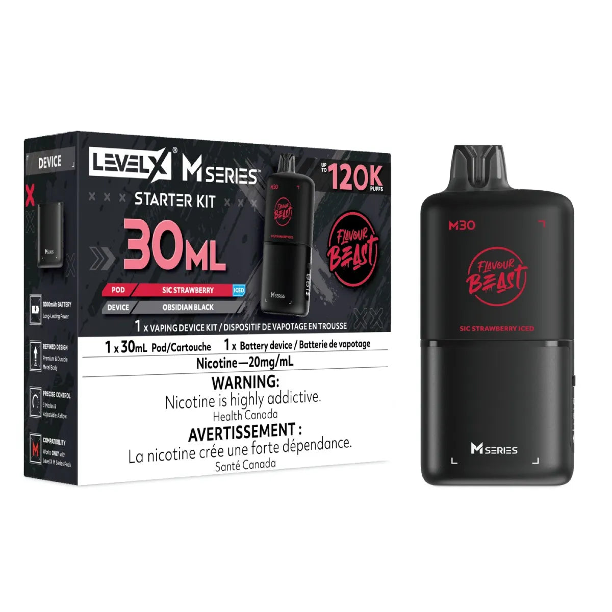 Level X Flavour Beast M30 Starter Kit 120k Puffs