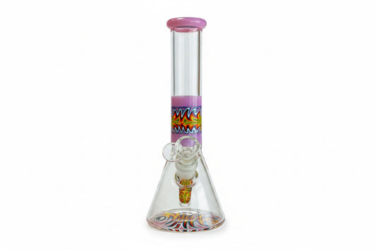 12” designer beaker with designer base