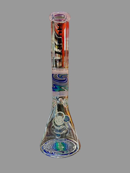 7MM 16" HYDRO GLASS BONG