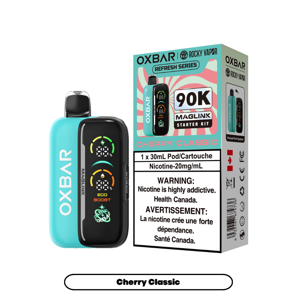 Rocky Vapor Oxbar Maglink 90K Starter Kit Disposable Vapes