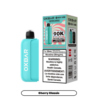 Rocky Vapor Oxbar Maglink 90K Disposable Pod – Requires Separate Battery