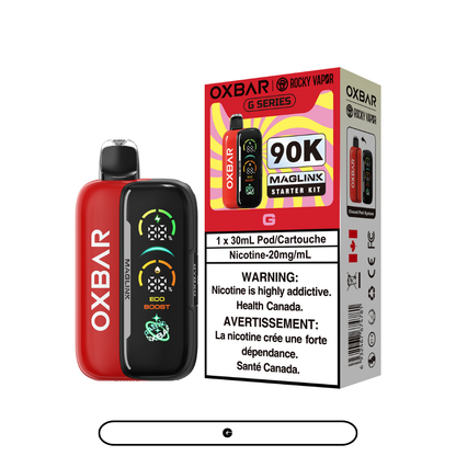 Rocky Vapor Oxbar Maglink 90K Starter Kit Disposable Vapes