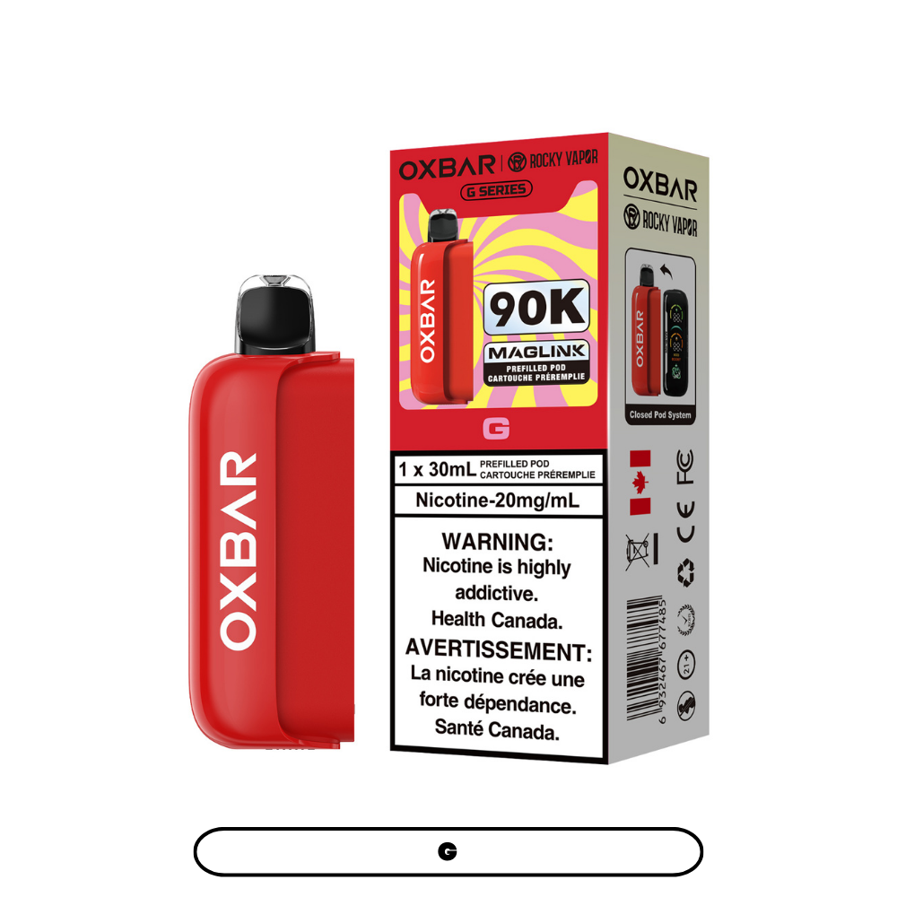 Rocky Vapor Oxbar Maglink 90K Disposable Pod – Requires Separate Battery