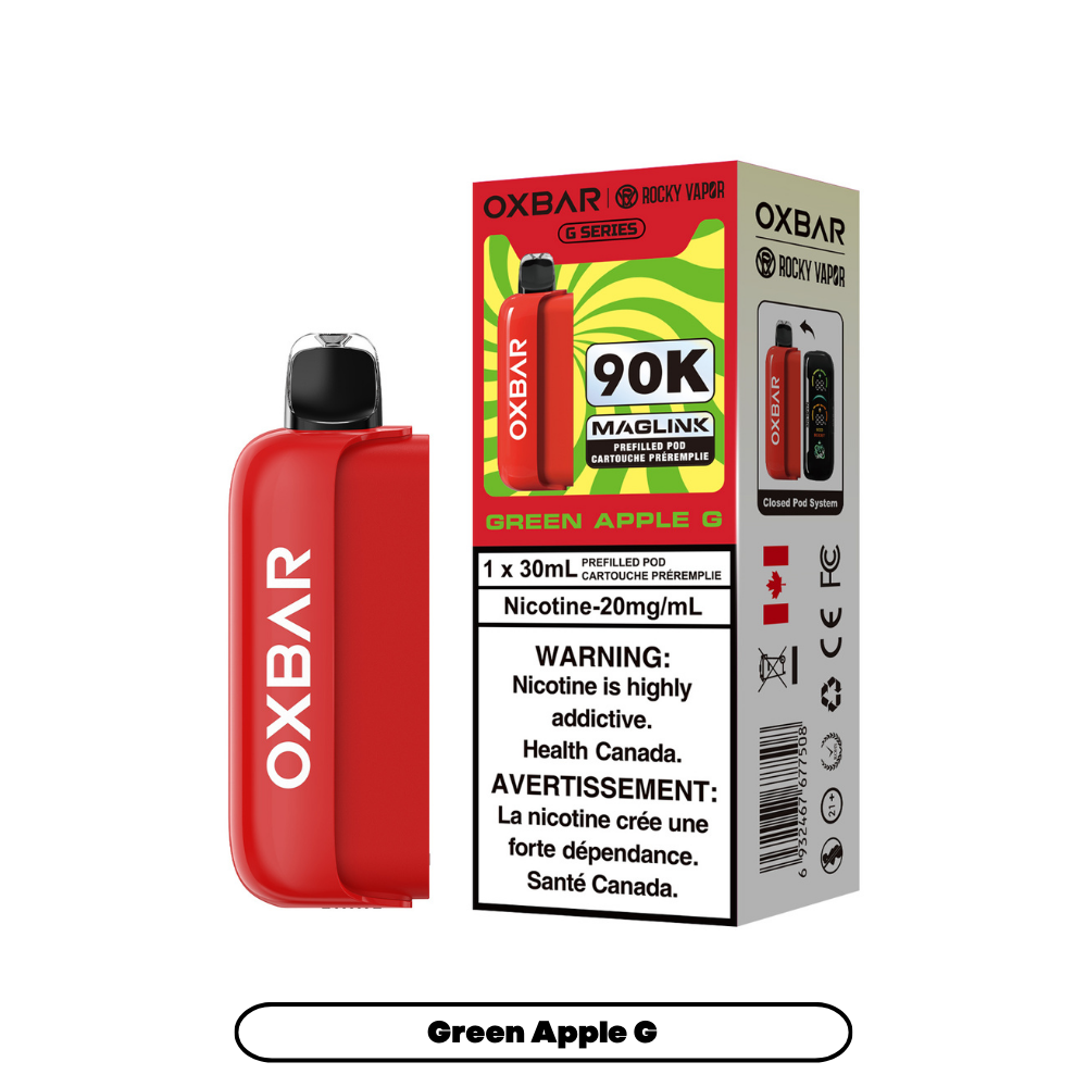 Rocky Vapor Oxbar Maglink 90K Disposable Pod – Requires Separate Battery