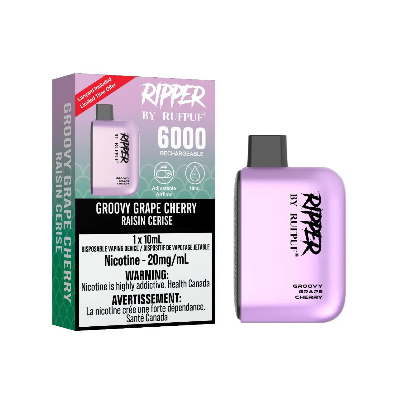 Rufpuf Ripper 6000 Puffs Disposable Vape