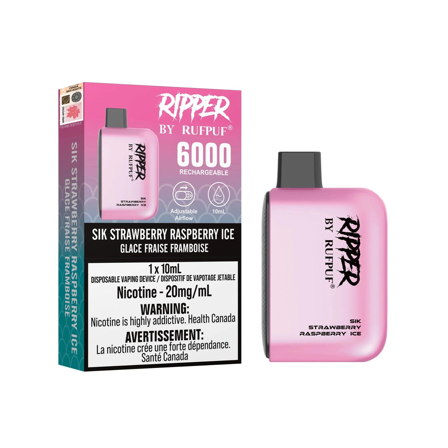 Rufpuf Ripper 6000 Puffs Disposable Vape