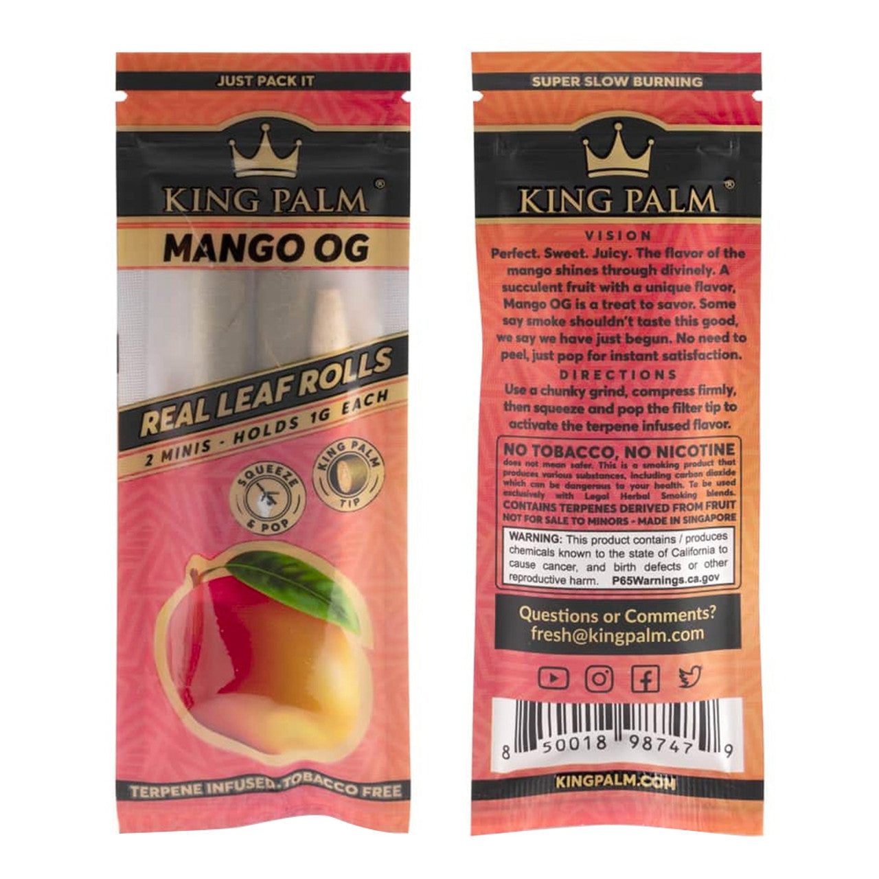 King Palm Mini Pre-Roll Pouch