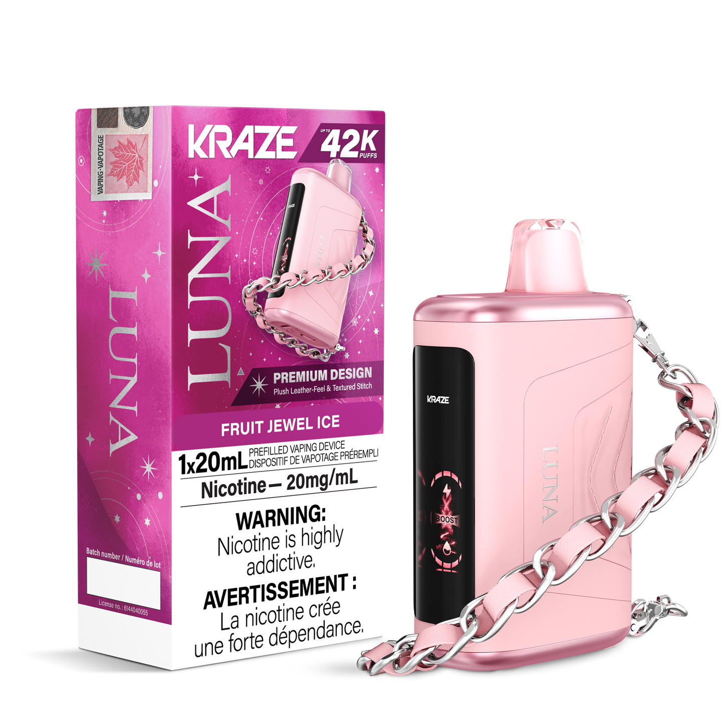 KRAZE LUNA 42,000 PUFF DISPOSABLE