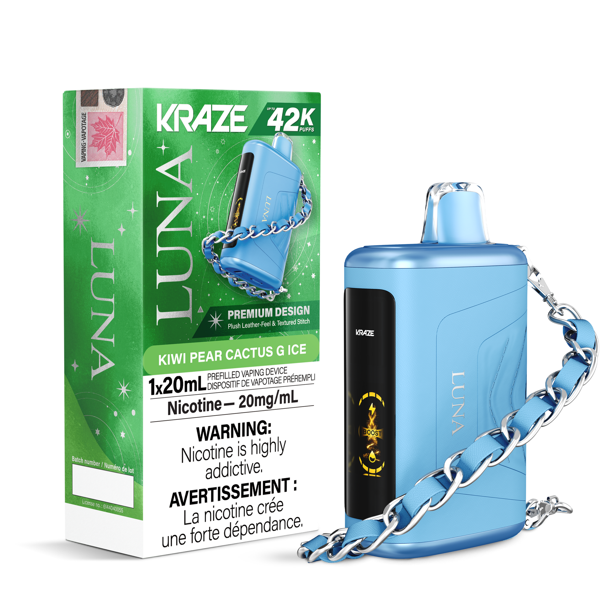 KRAZE LUNA 42,000 PUFF DISPOSABLE(AB) bong'o vape shop KRAZE LUNA 42,000 PUFF DISPOSABLE(AB) bong'o vape shop