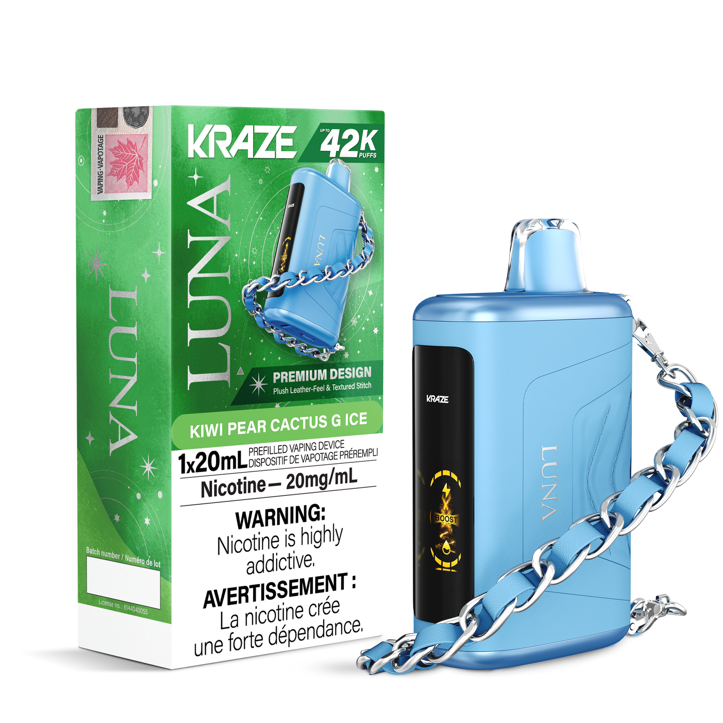 KRAZE LUNA 42,000 PUFF DISPOSABLE