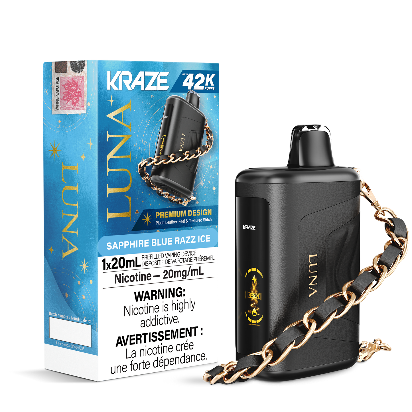 KRAZE LUNA 42,000 PUFF DISPOSABLE