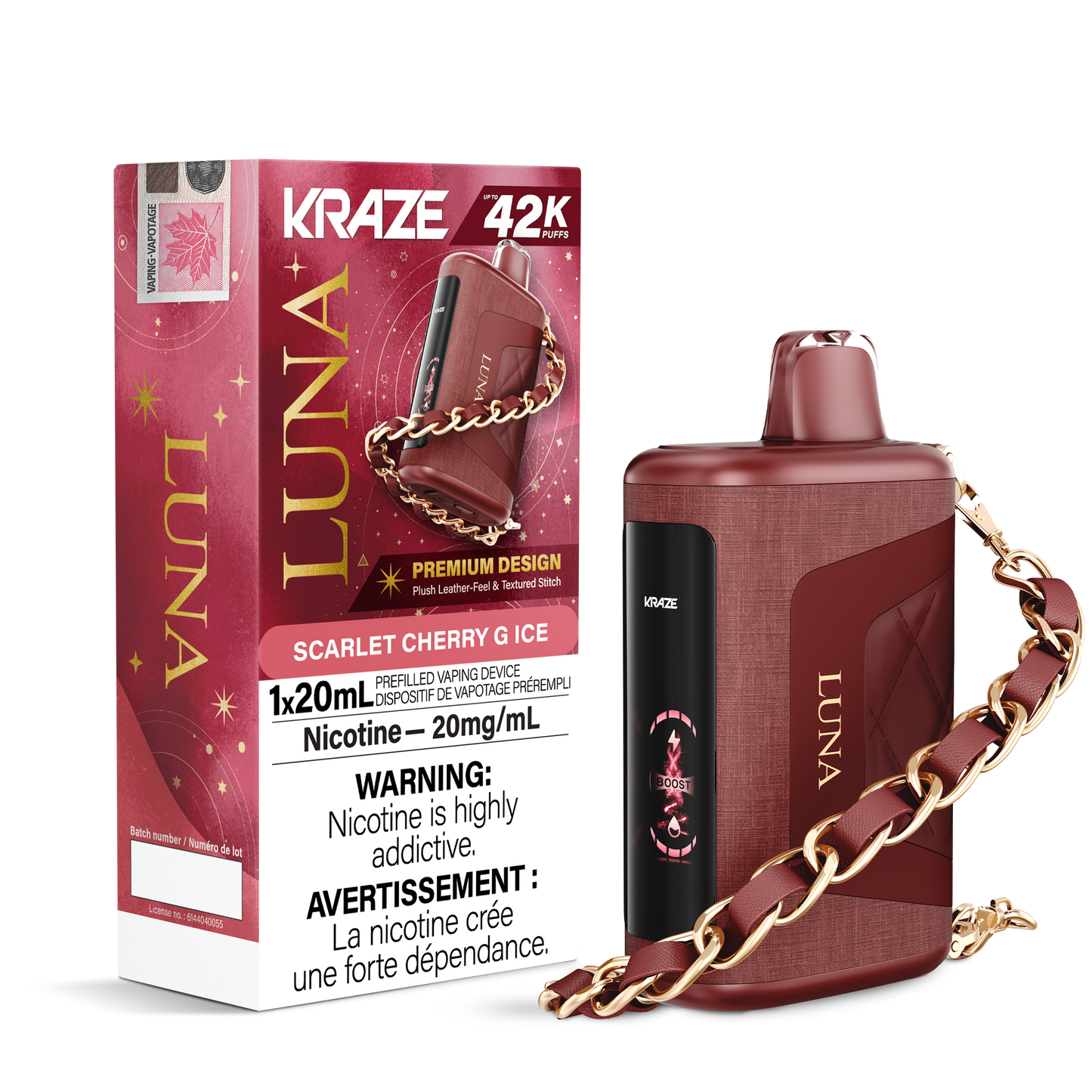 KRAZE LUNA 42,000 PUFF DISPOSABLE