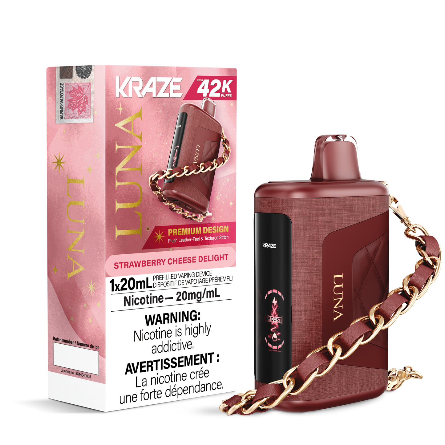 KRAZE LUNA 42,000 PUFF DISPOSABLE