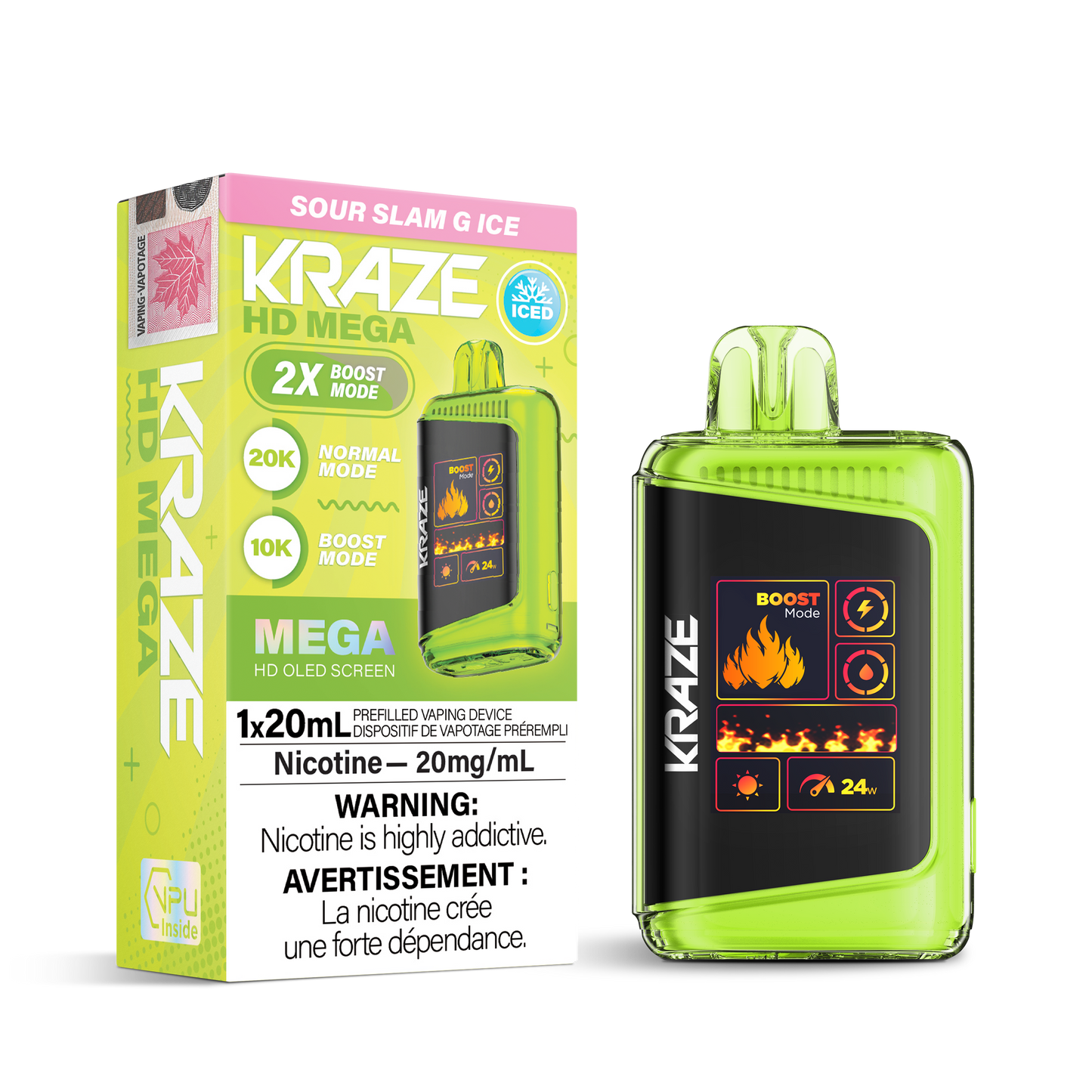 Kraze HD Mega 20000 Puffs Disposable Vape