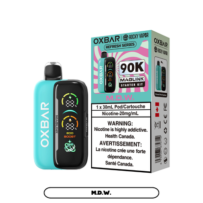 Rocky Vapor Oxbar Maglink 90K Starter Kit Disposable Vapes
