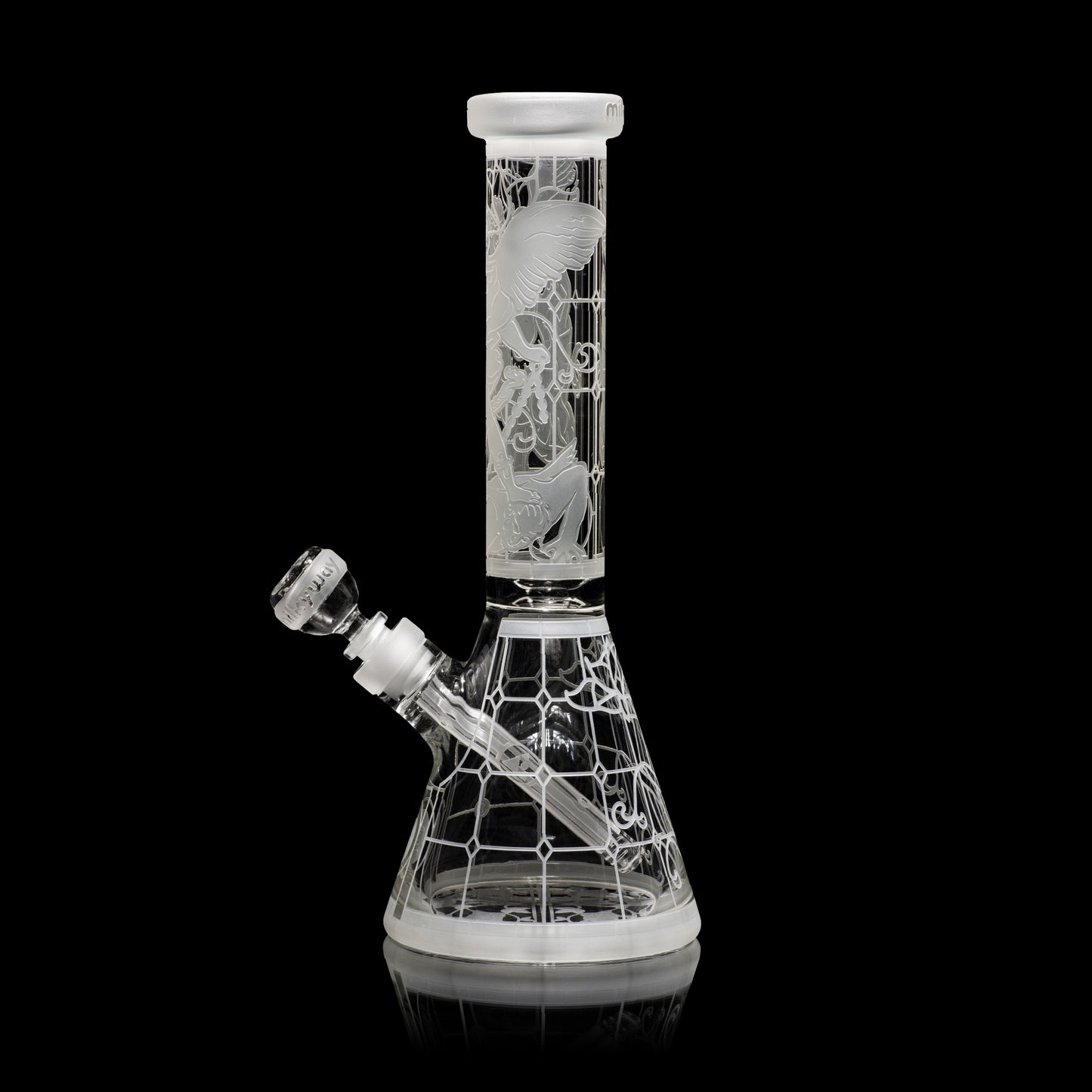 MilkyWay Archangel 15″ Clear Beaker Bong