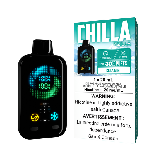 CHILLA BY ZILLA DISPOSABLE 30k PUFFS