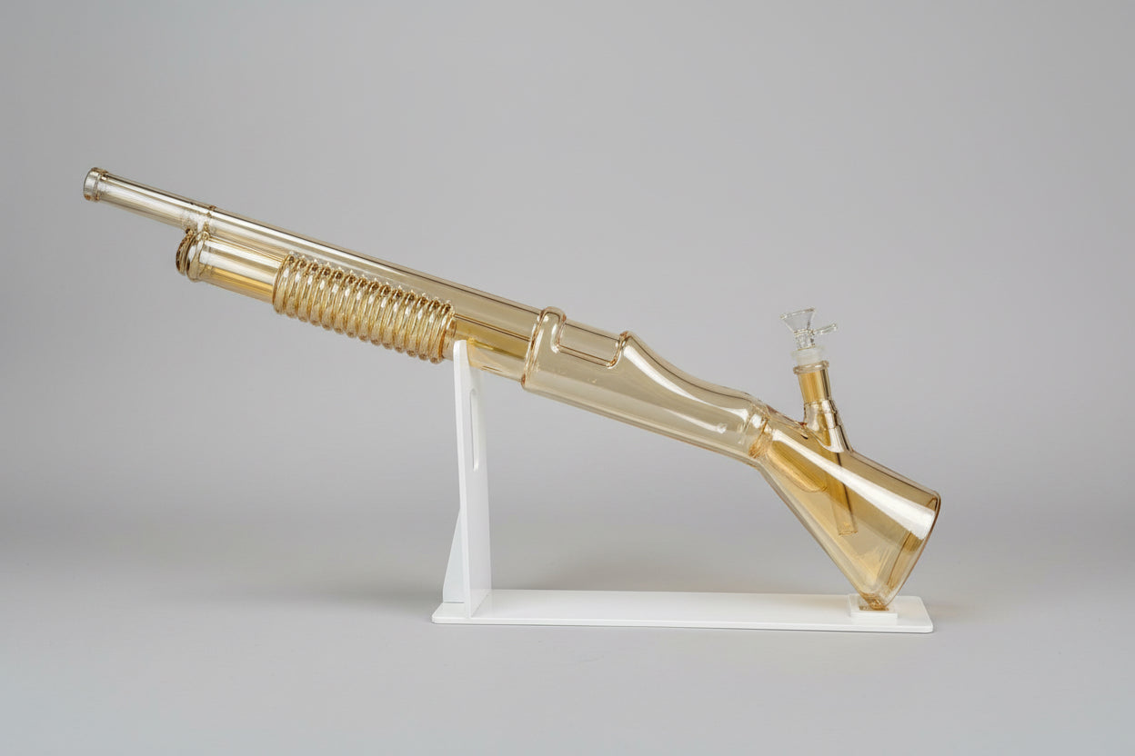 26'' Bong with Stand Shot Gun Design