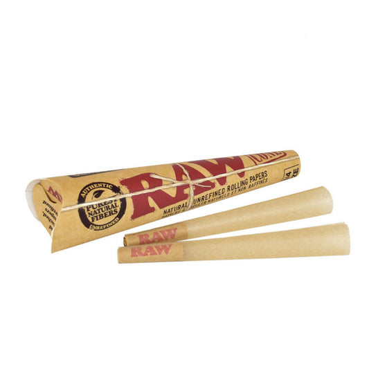 RAW 1¼" Classic Unbleached Cones