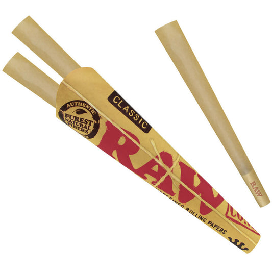 RAW King Size Pre-Rolled Cones - 3 Pack