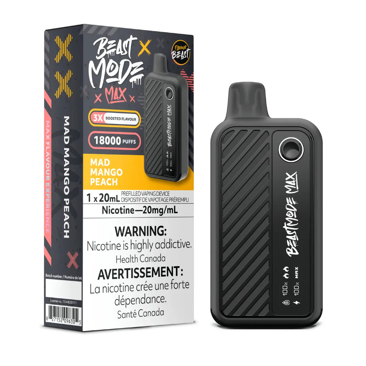 Flavourless Beast Beast Mode Max 18000 PUFF Disposable