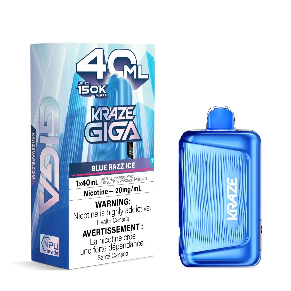 Kraze Giga 40ML 150K Puffs