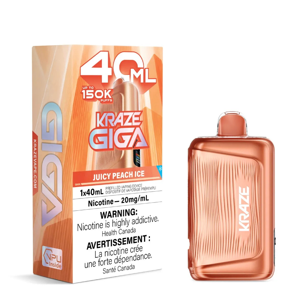 Kraze Giga 40ML 150K Puffs