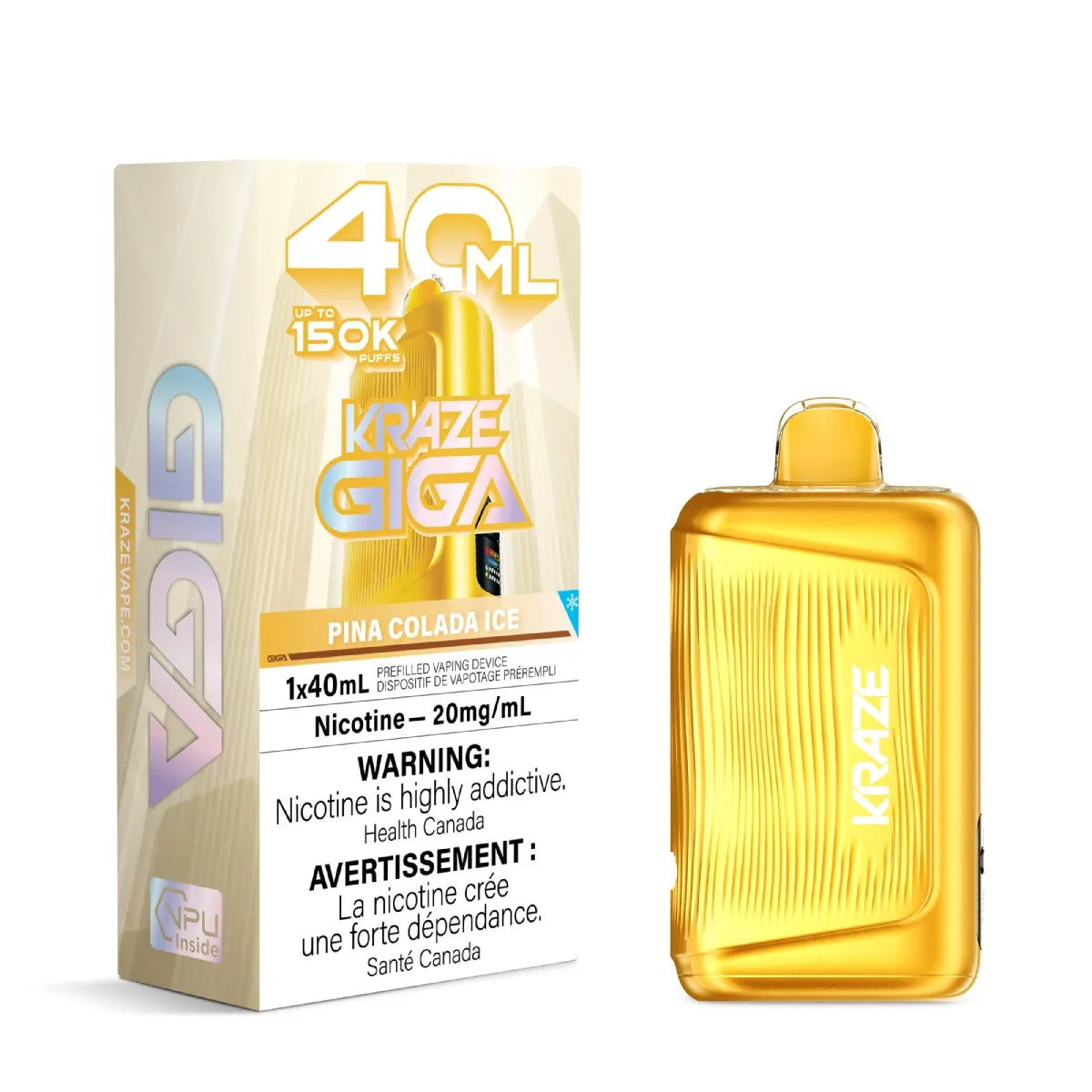 Kraze Giga 40ML 150K Puffs