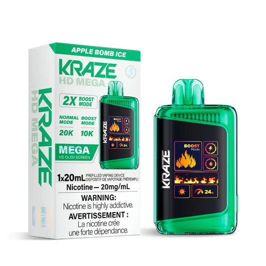 Kraze HD Mega 20000 Puffs Disposable Vape