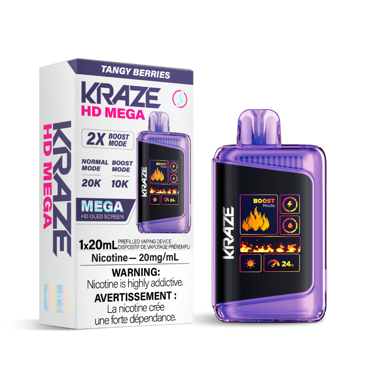 Kraze HD Mega 20000 Puffs Disposable Vape