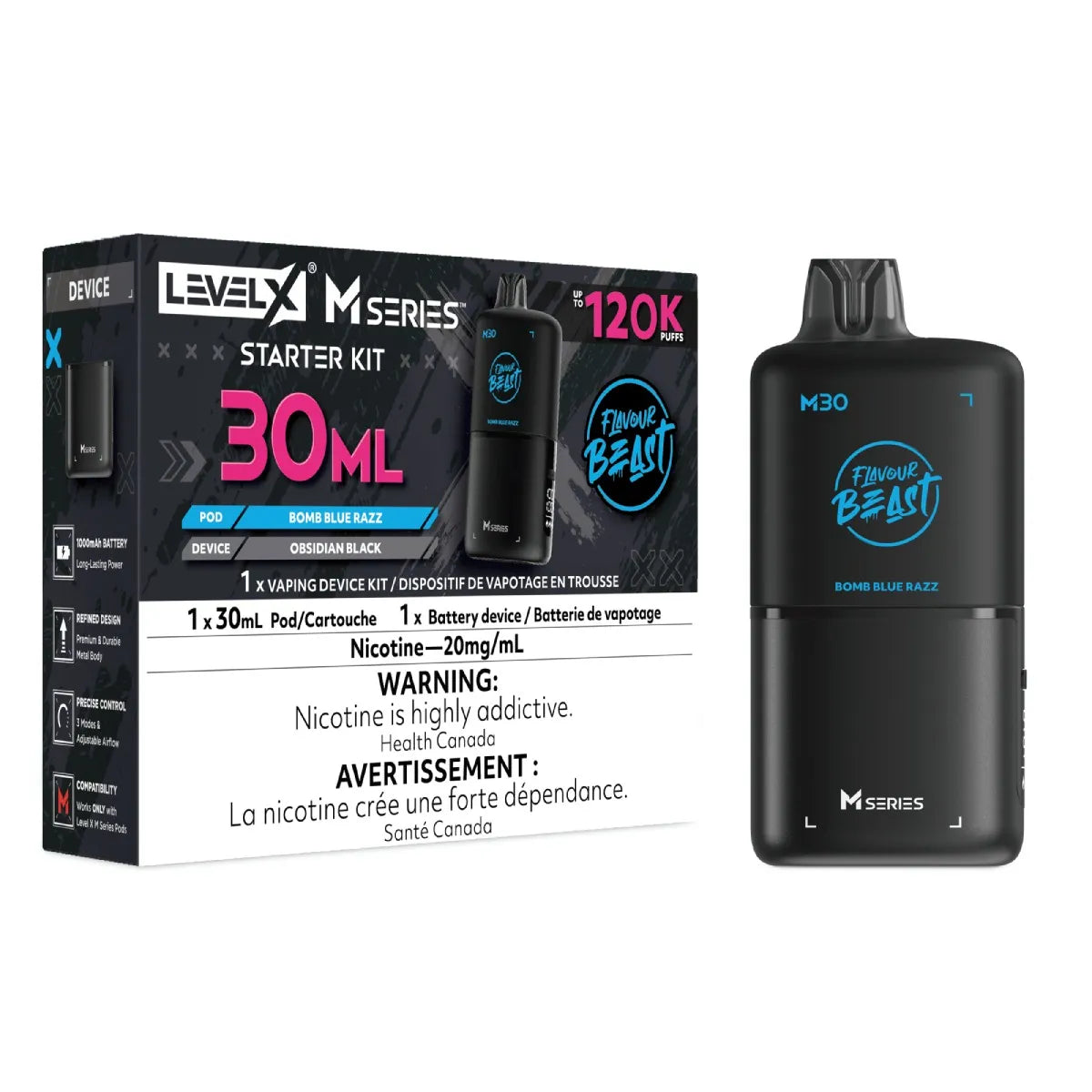 Level X Flavour Beast M30 Starter Kit  120k Puffs