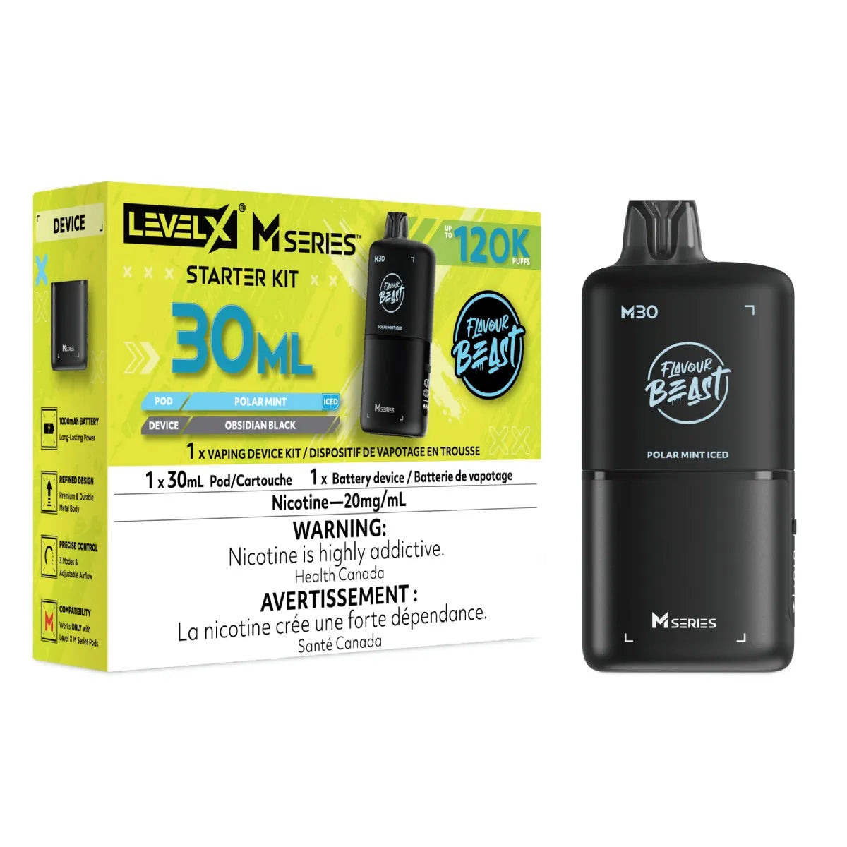 Level X Flavour Beast M30 Starter Kit  120k Puffs