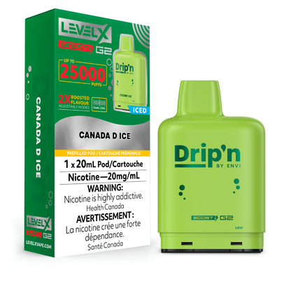 Level X Drip'n Boost 25k Pods