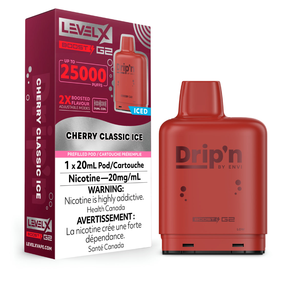 Level X Drip'n Boost 25k Pods