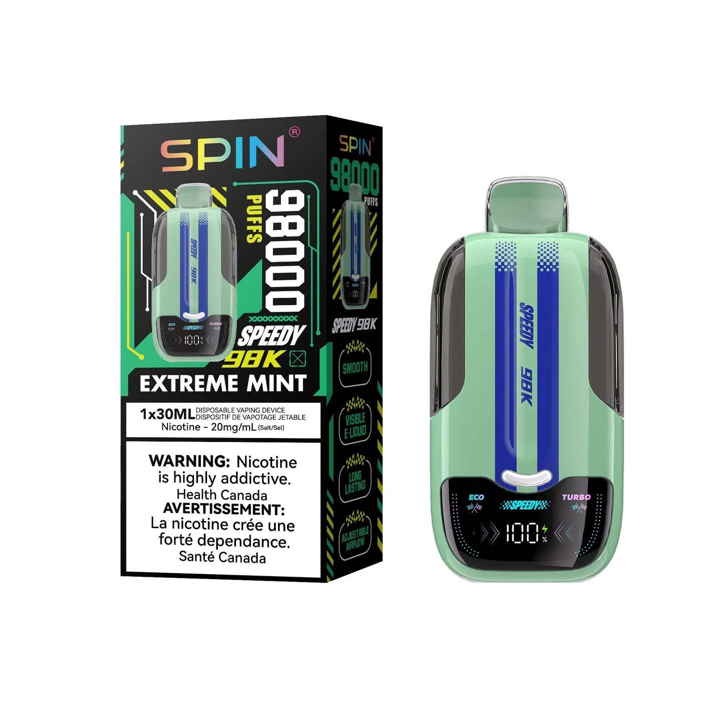 Spin 98K (98000) Disposable Vape